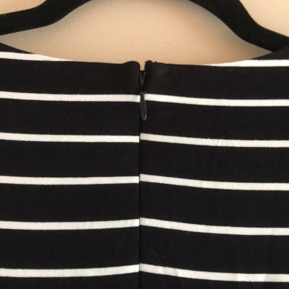 WHBM Black and White Striped Dress NWT - Picture 7 of 7